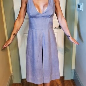 Prada blue linen dress